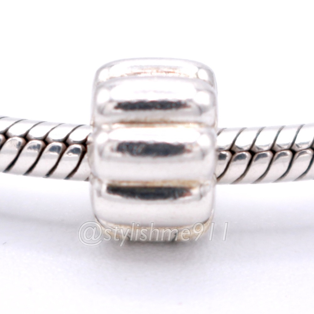 Authentic PANDORA ABSTRACT SILVER CLIP - Picture 2 of 13